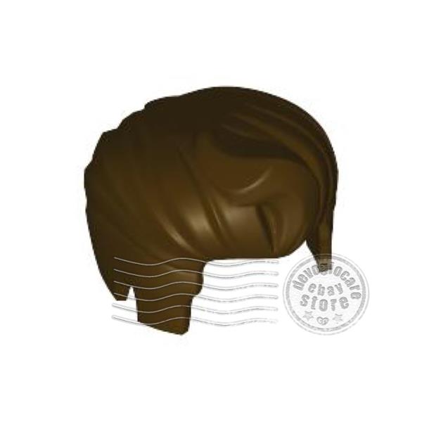 1x LEGO 98371 Man Combed Hair Dark Brown | 6408108 6086672 - Picture 1 of 1